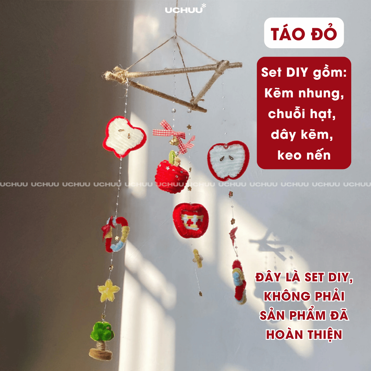 Chuông Gió Kẽm Nhung