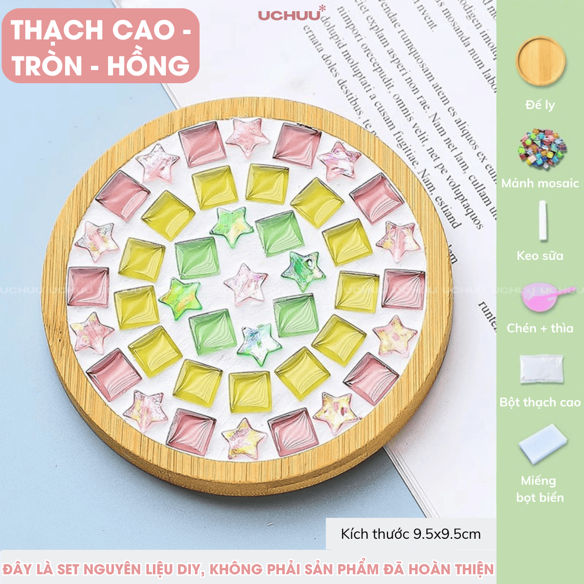 Lót Ly Khảm Đá Mosaic