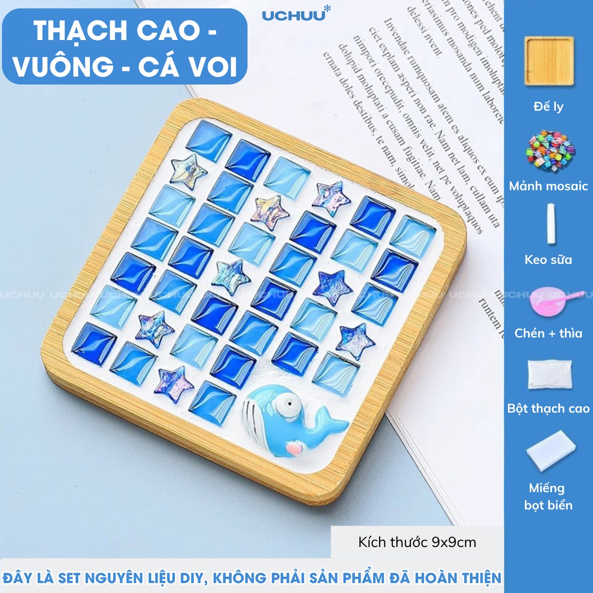 Lót Ly Khảm Đá Mosaic