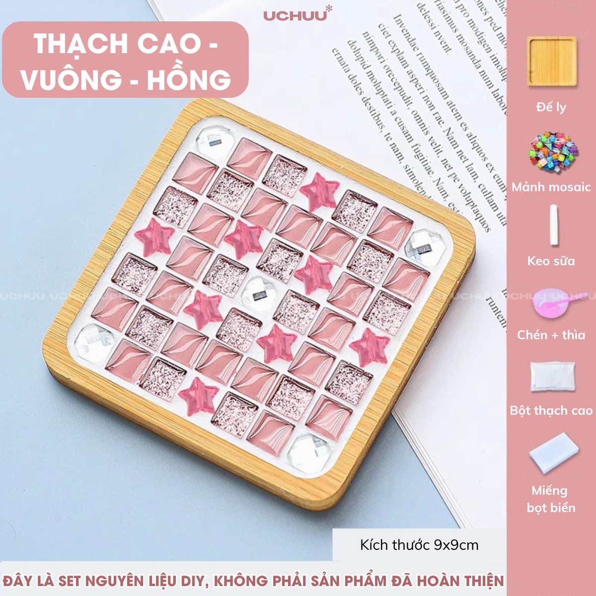 Lót Ly Khảm Đá Mosaic