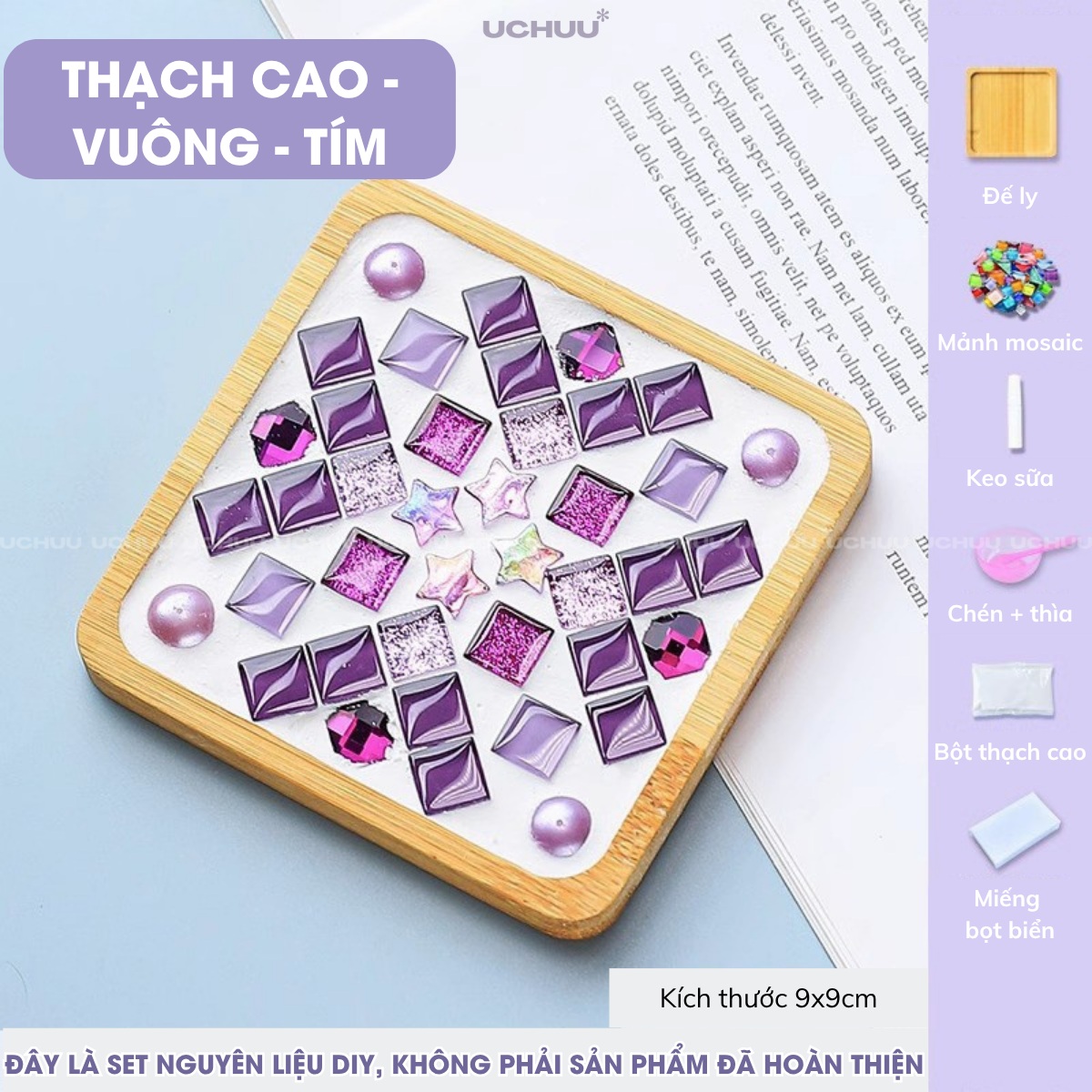 Lót Ly Khảm Đá Mosaic