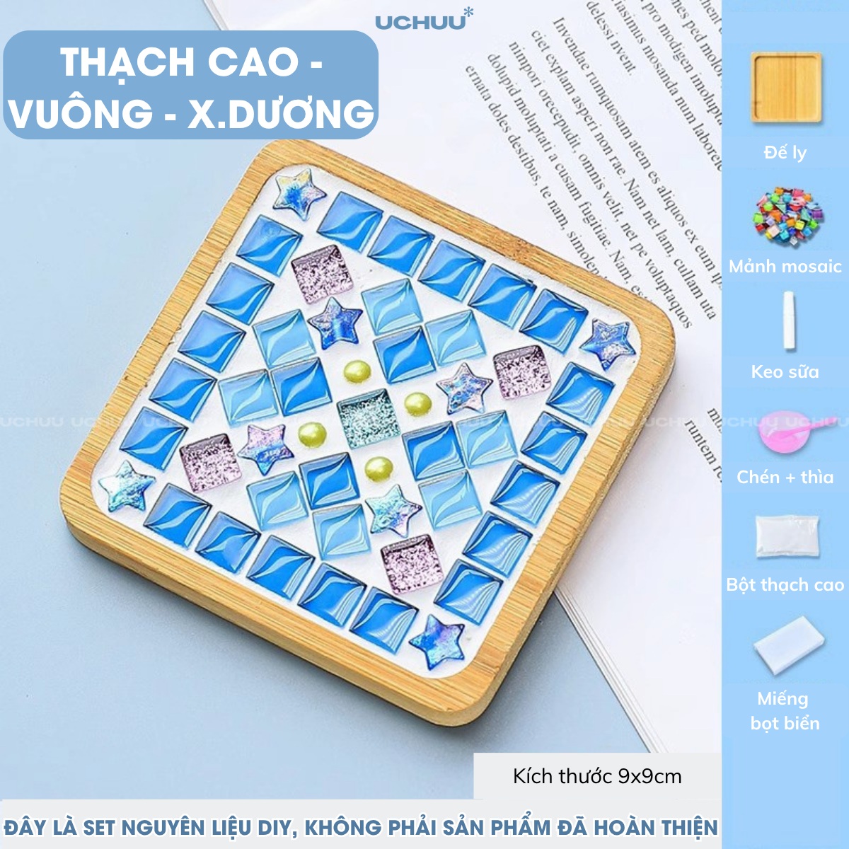 Lót Ly Khảm Đá Mosaic