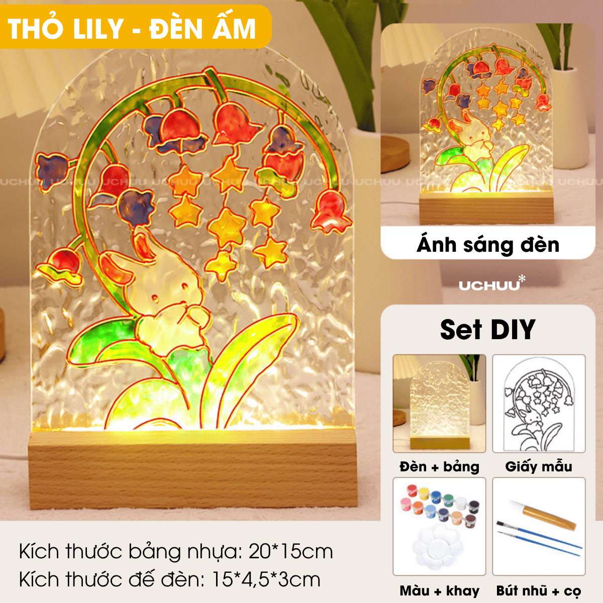Đèn Tranh Vẽ Decor