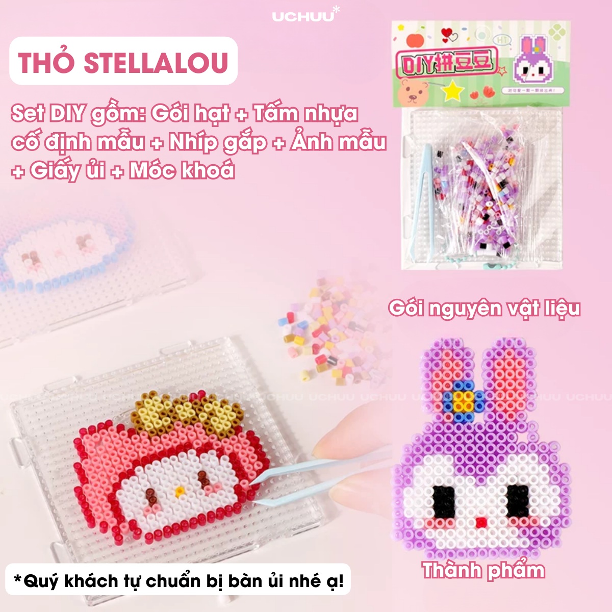 Bộ hạt ủi thần kỳ Perler