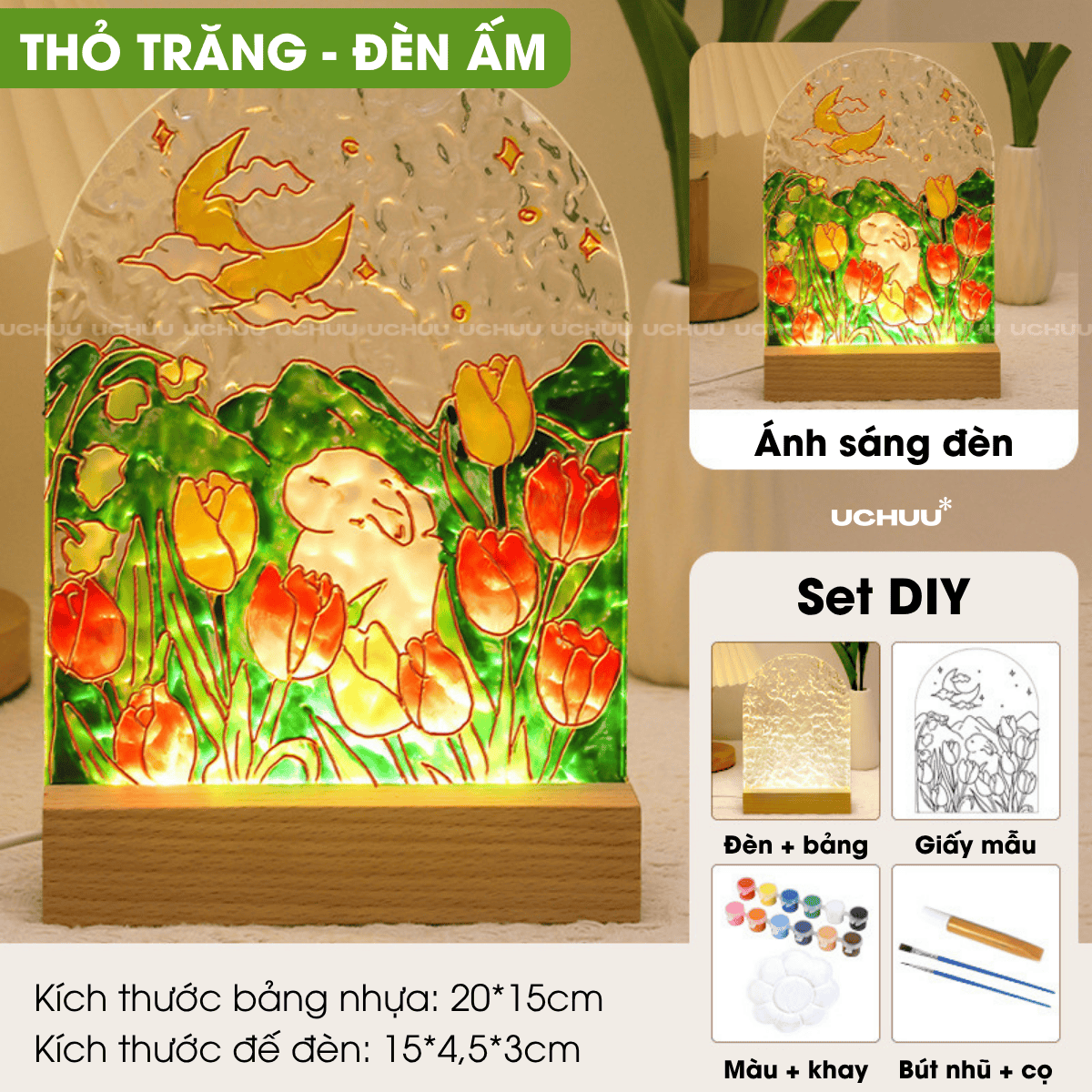 Đèn Tranh Vẽ Decor