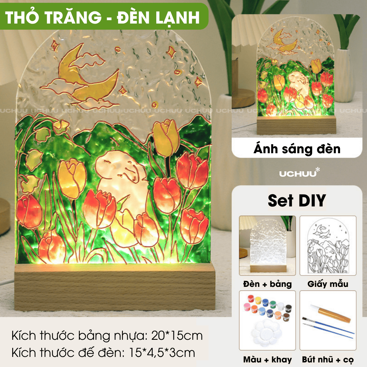 Đèn Tranh Vẽ Decor