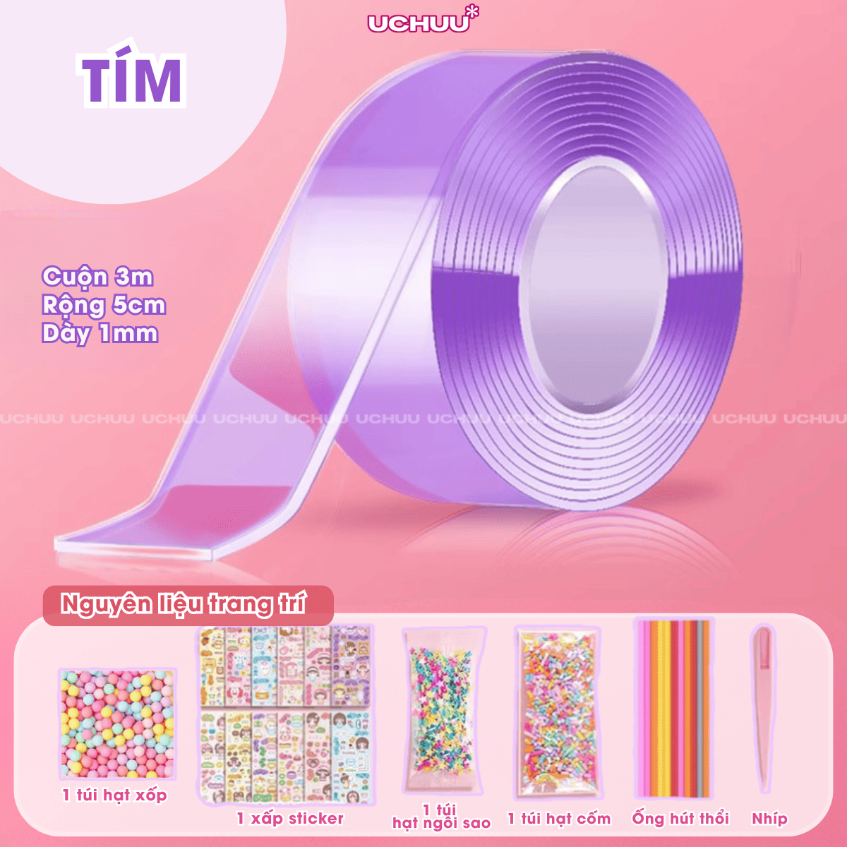 Bộ Băng Keo Nano Thổi Bong Bóng