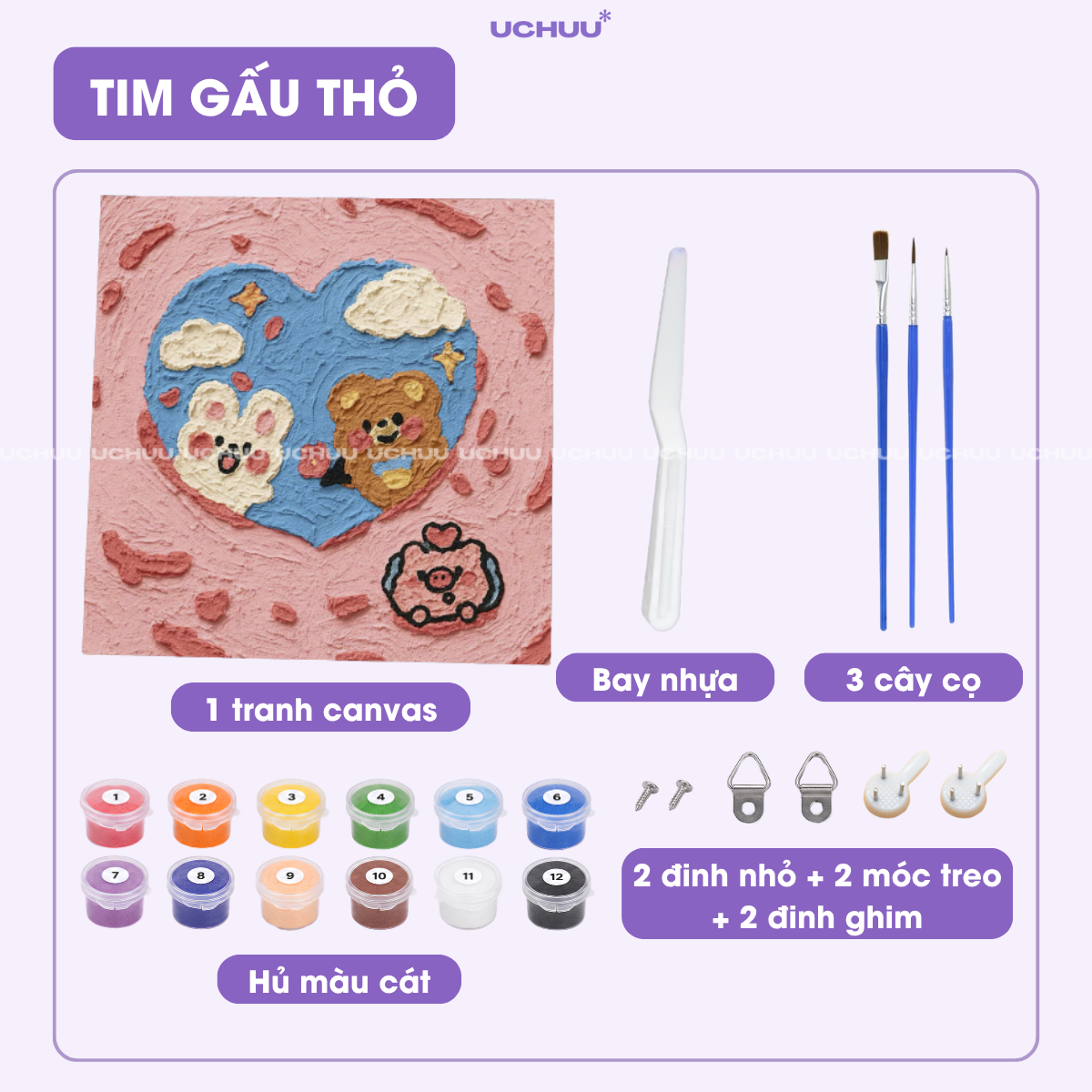 Tranh Tô Màu Cát