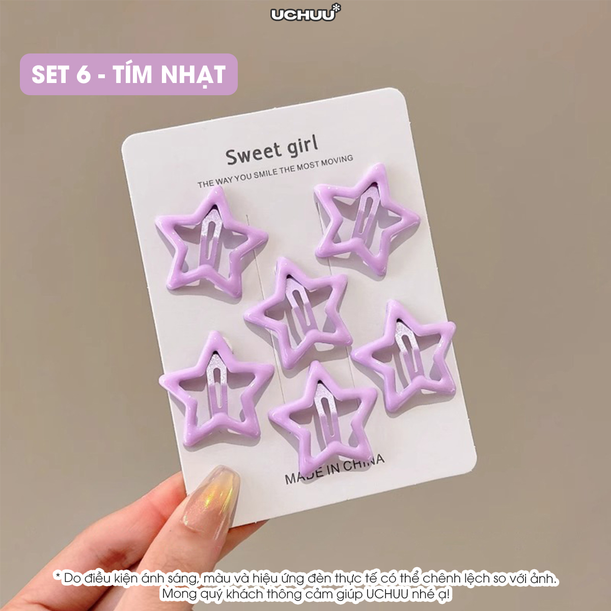 Set Kẹp Tóc Sao
