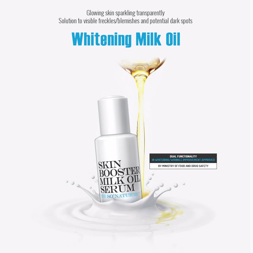 Tinh Chất Dưỡng Ẩm, Trắng Da So Natural Skin Booster Milk Oil Serum 30ml