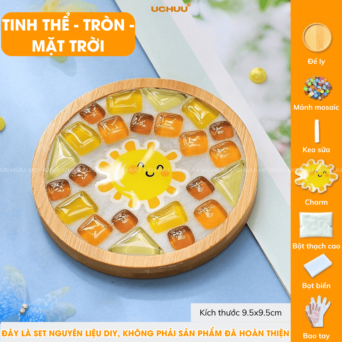 Lót Ly Khảm Đá Mosaic