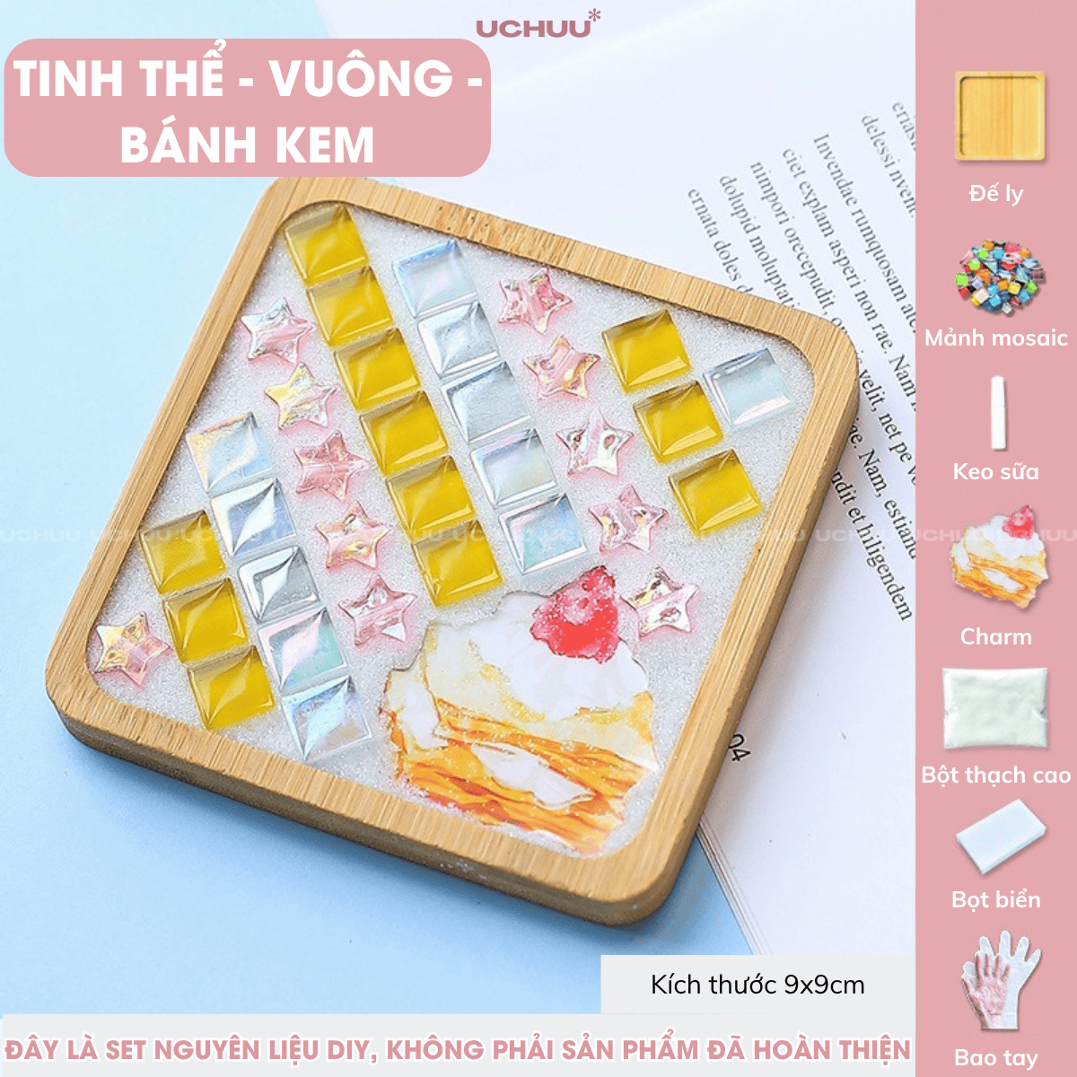 Lót Ly Khảm Đá Mosaic