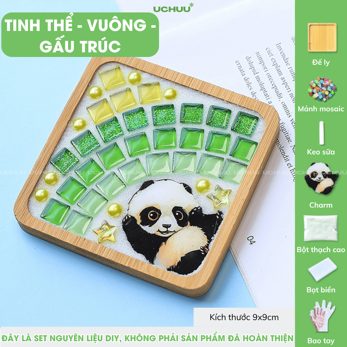 Lót Ly Khảm Đá Mosaic