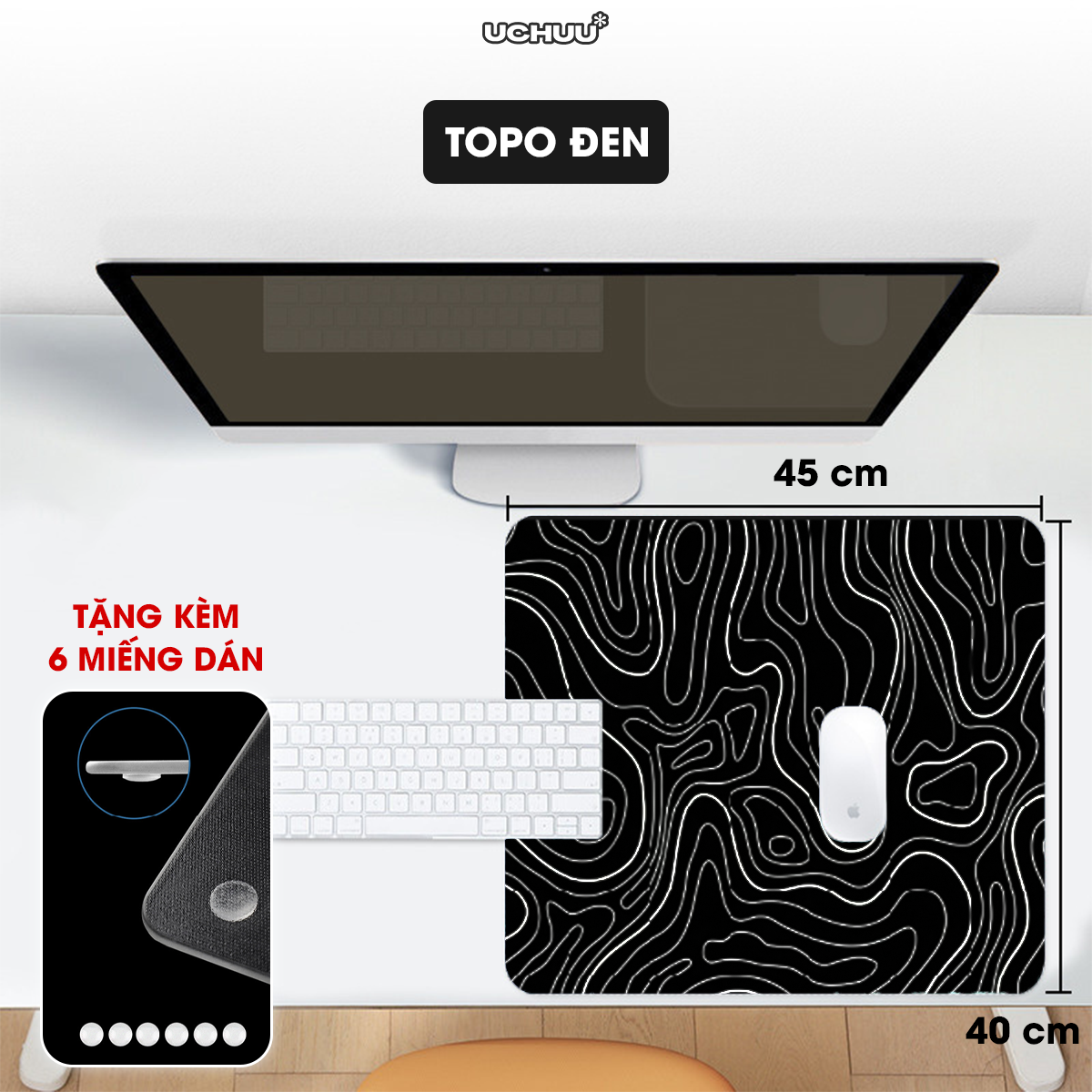 Lót Chuột Kính Cường Lực