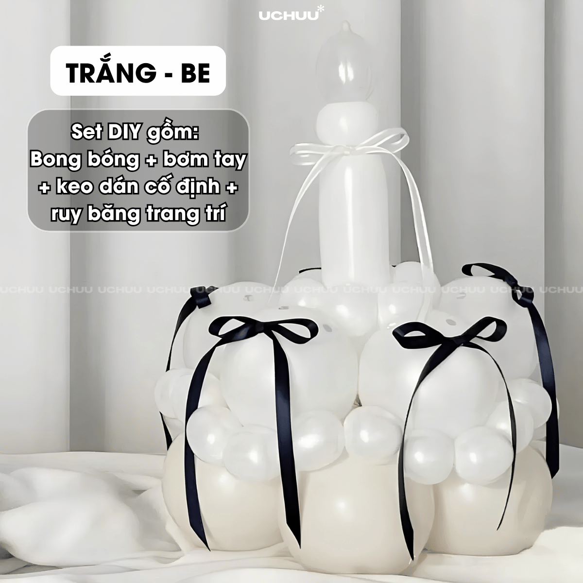Bánh Kem Bong Bóng DIY