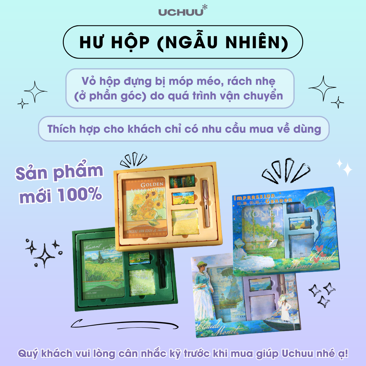 Set Sổ Van Gogh Và Monet