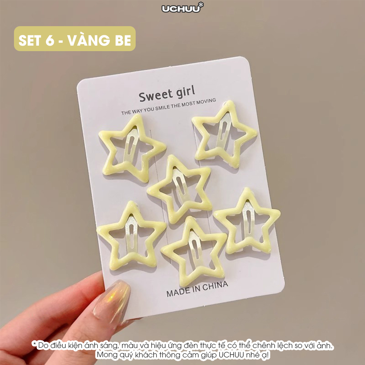 Set Kẹp Tóc Sao