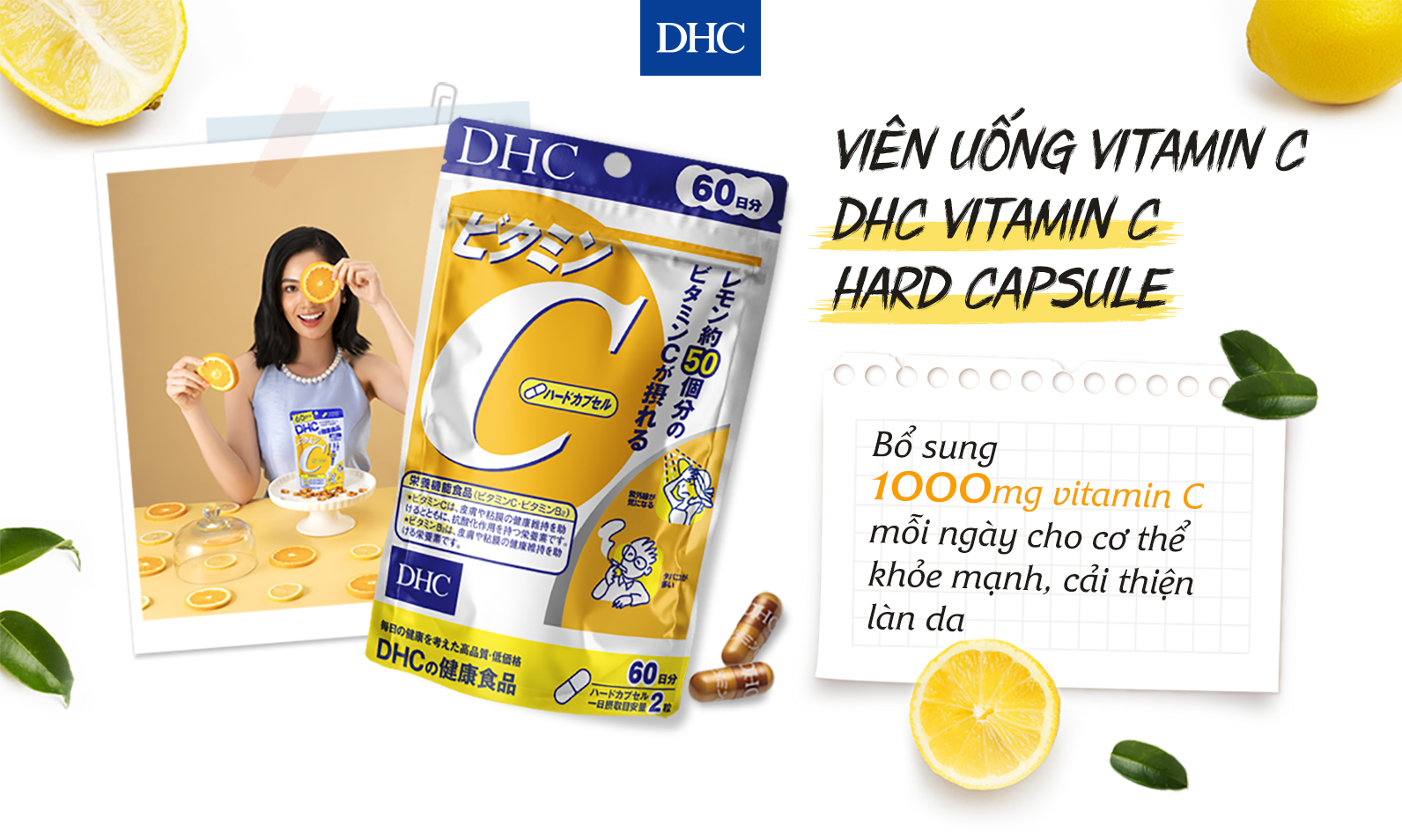 Viên Uống DHC Bổ Sung Vitamin C Hằng Ngày | Khongcoson.com