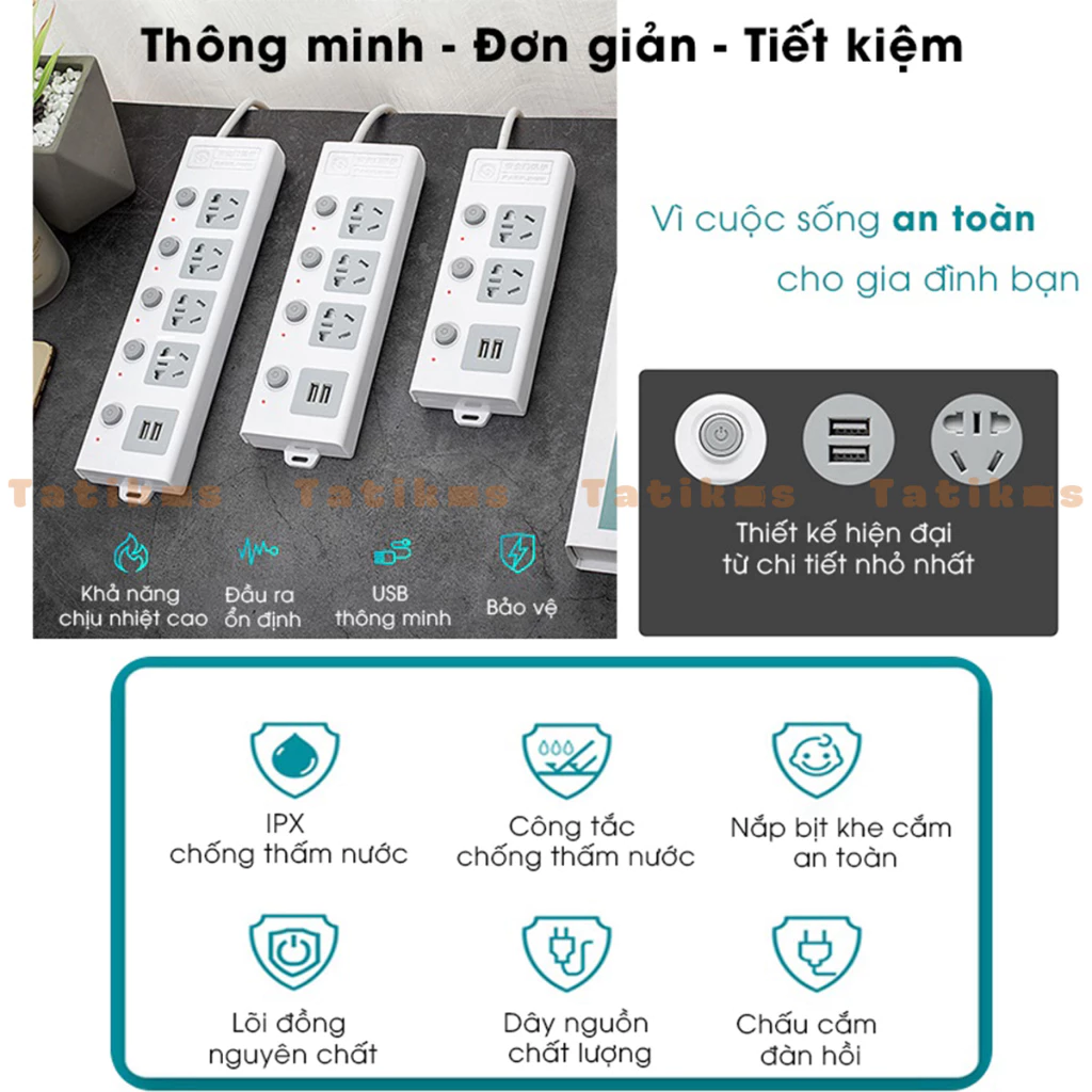 Ổ Cắm Điện cổng USB
