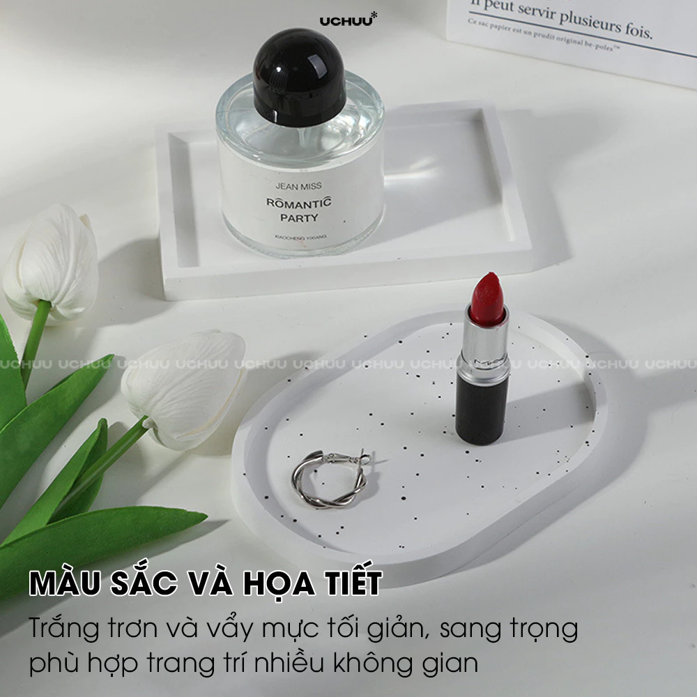 Khay thạch cao viền dày