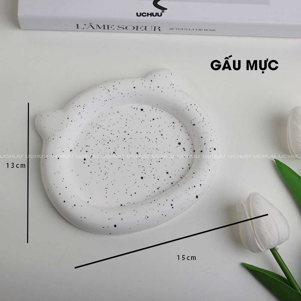 Khay thạch cao viền dày