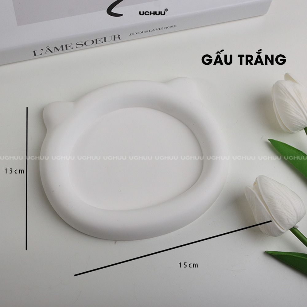 Khay thạch cao viền dày