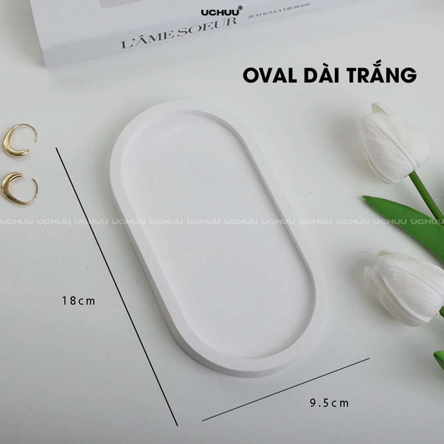 Khay thạch cao viền mỏng
