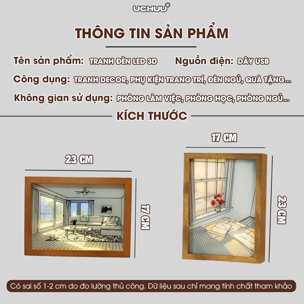 Khung Tranh Đèn
