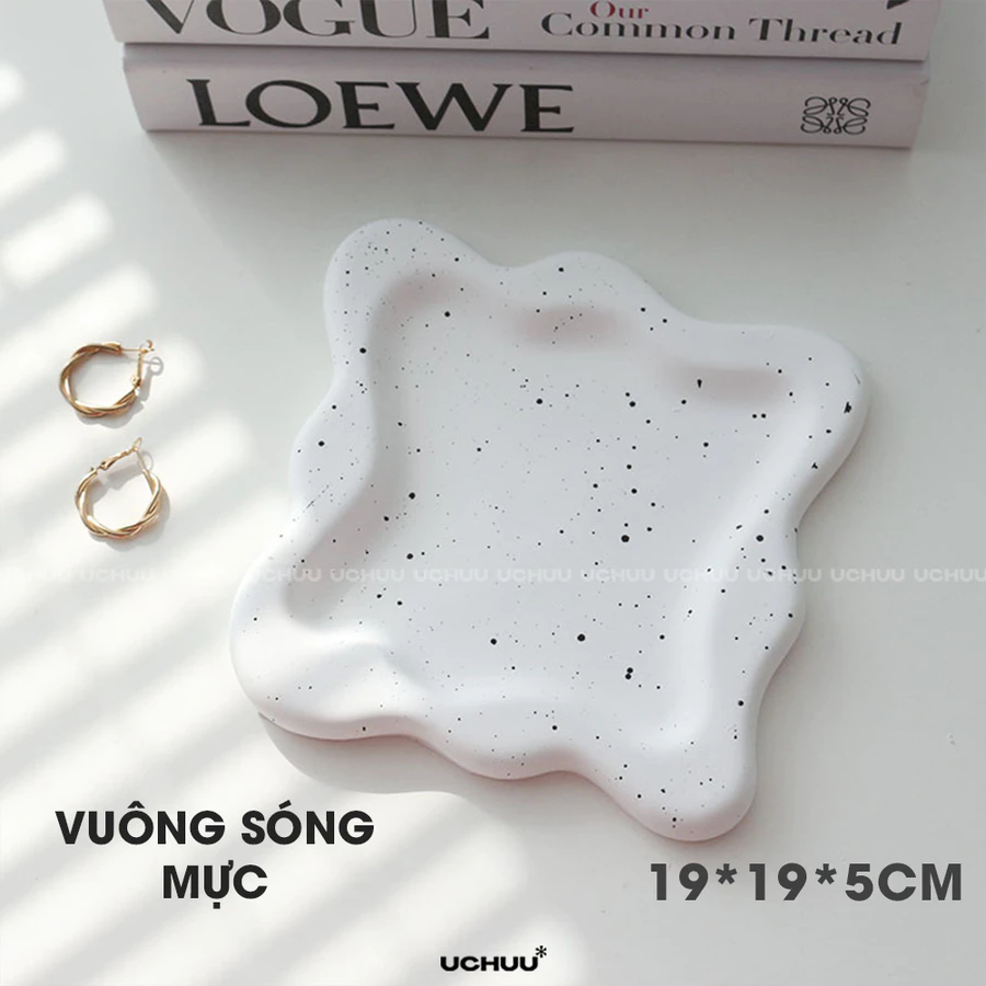 Khay thạch cao viền dày
