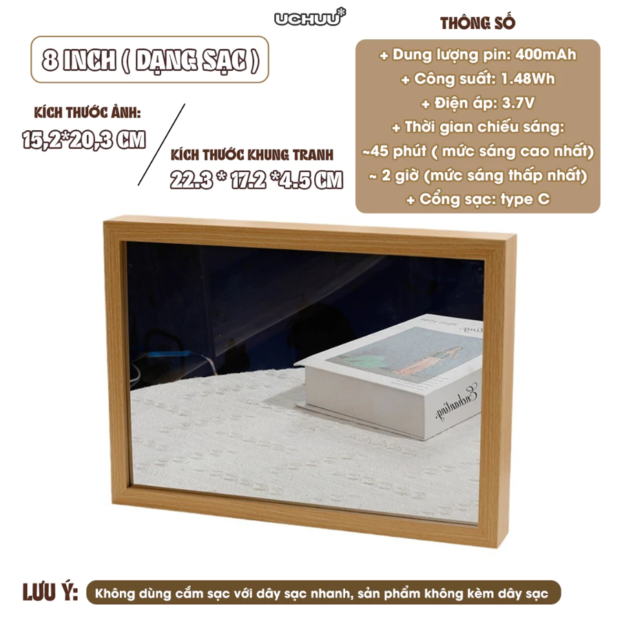 Khung ảnh gương LED