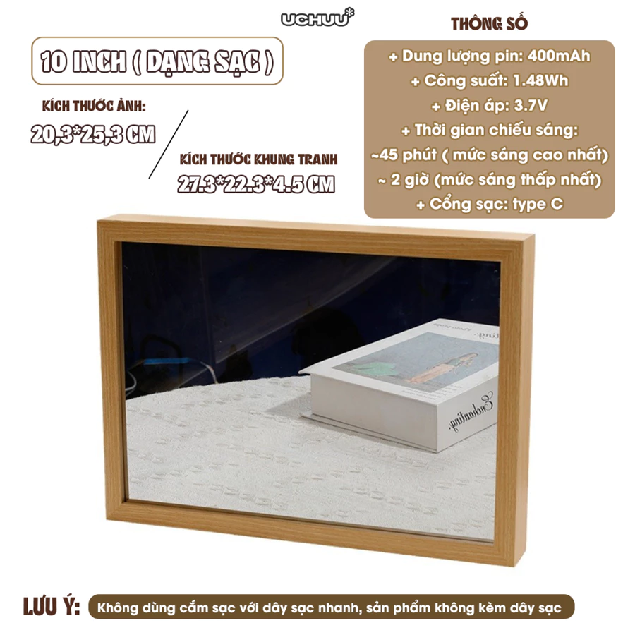 Khung ảnh gương LED