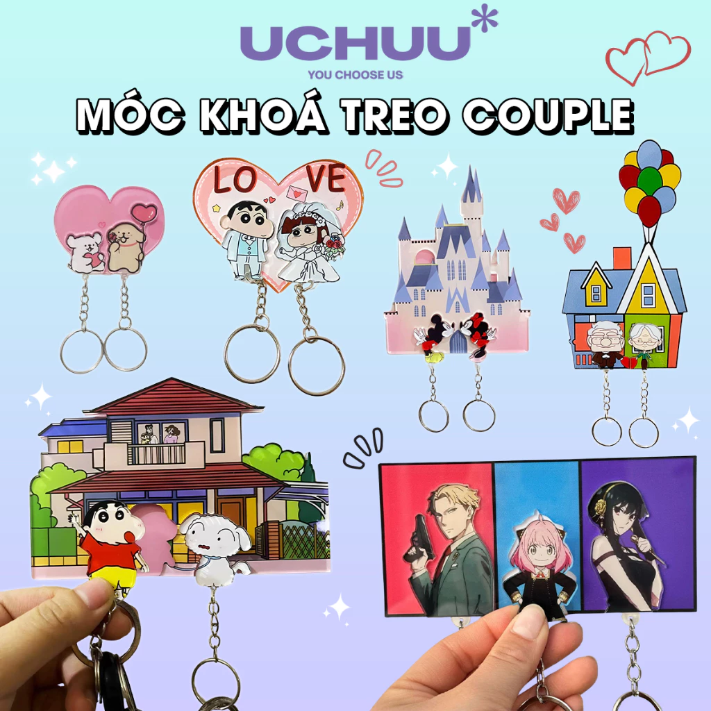 Móc khoá treo couple