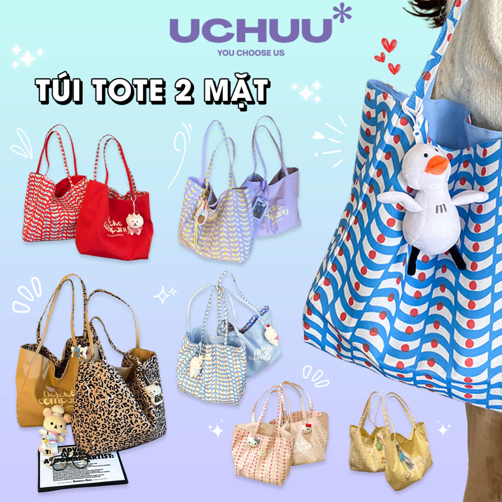 Túi Tote 2 Mặt