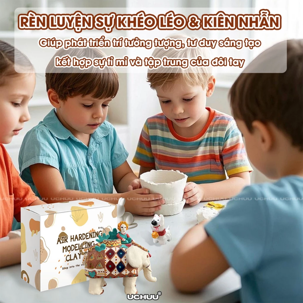 Set Đất Sét Tự Khô
