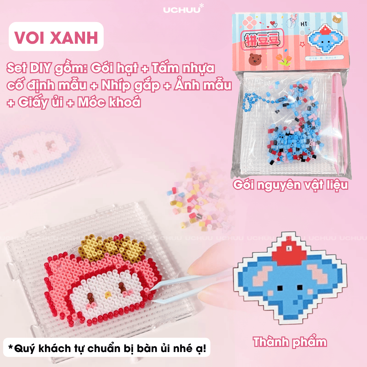 Bộ hạt ủi thần kỳ Perler