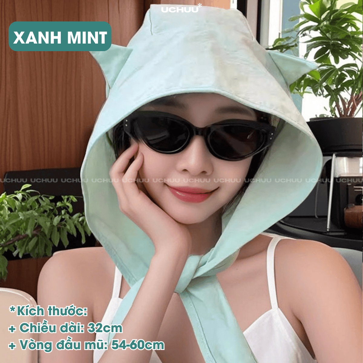 Khăn Trùm Tai Mèo