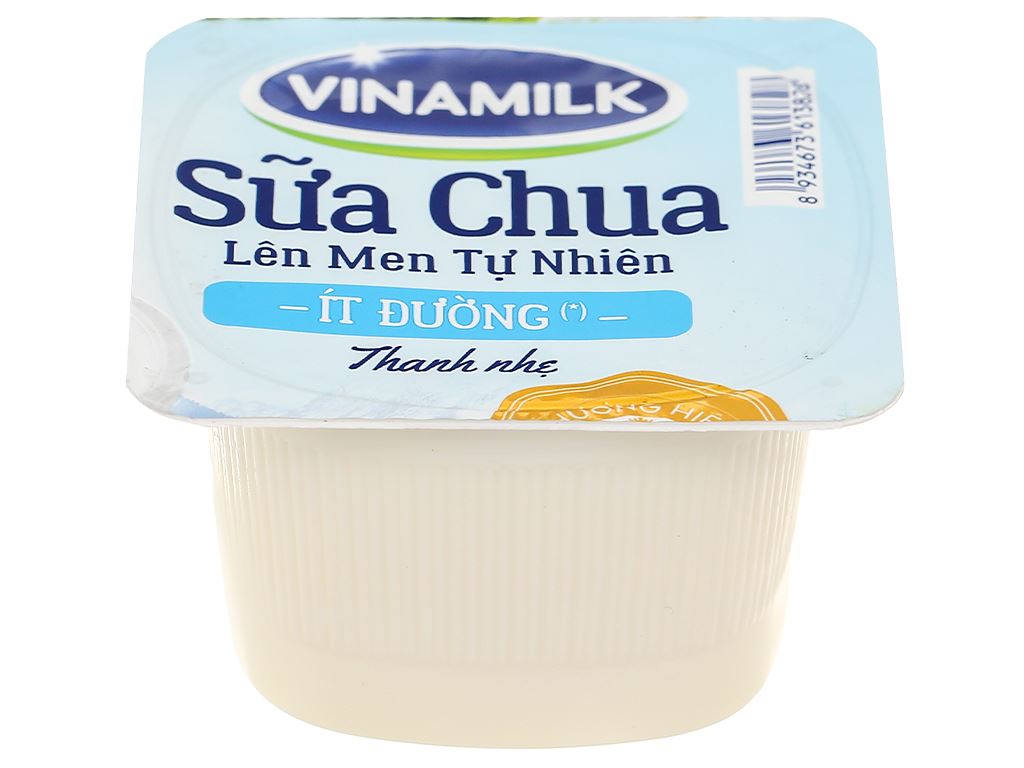Lốc 4 hộp sữa chua Vinamilk ít đường 100g - UNI Store