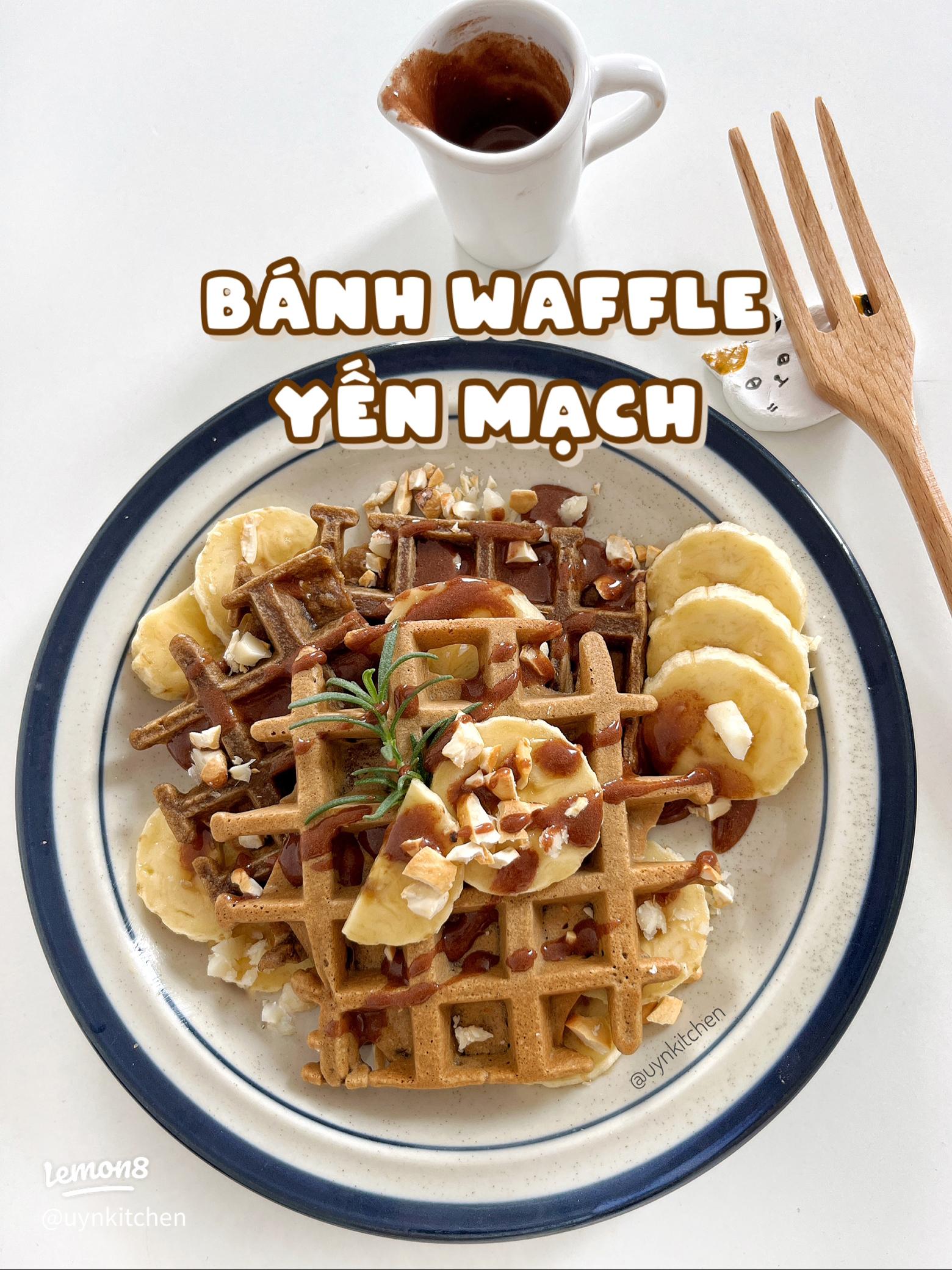 Cách Làm Waffle Chuối Yến Mạch Healthy – Ăn Ngon Không Lo Tăng Cân