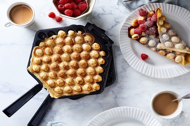 Mách bạn công thức bánh trứng gà non Egg waffles