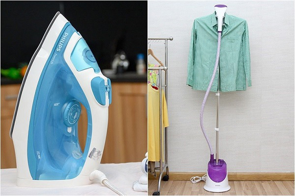 So sánh nên mua bàn ủi hơi nước đứng hay cầm tay tốt hơn