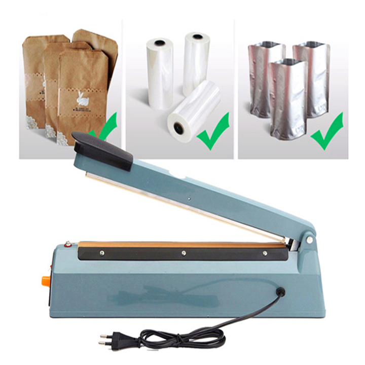 Máy dán miệng túi, máy ép hàn miệng túi PFS-300 hàn nhiệt nhanh, đa dạng loại túi