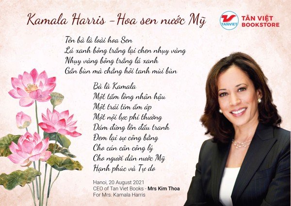 Kamala D. Harris - Phó Tổng Thổng Hoa Kỳ - Hoa Sen Của Nước Mỹ