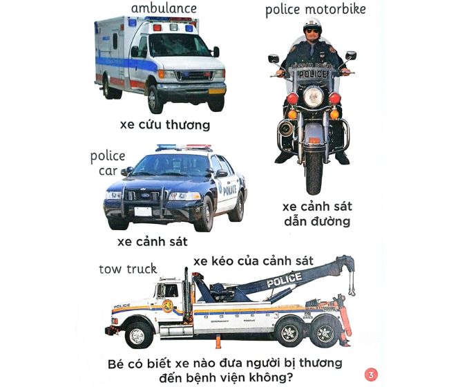 Cuốn Sách Đầu Tiên Của Tớ Về - Vehicles - Phương Tiện Giao Thông (Song Ngữ Anh-Việt)