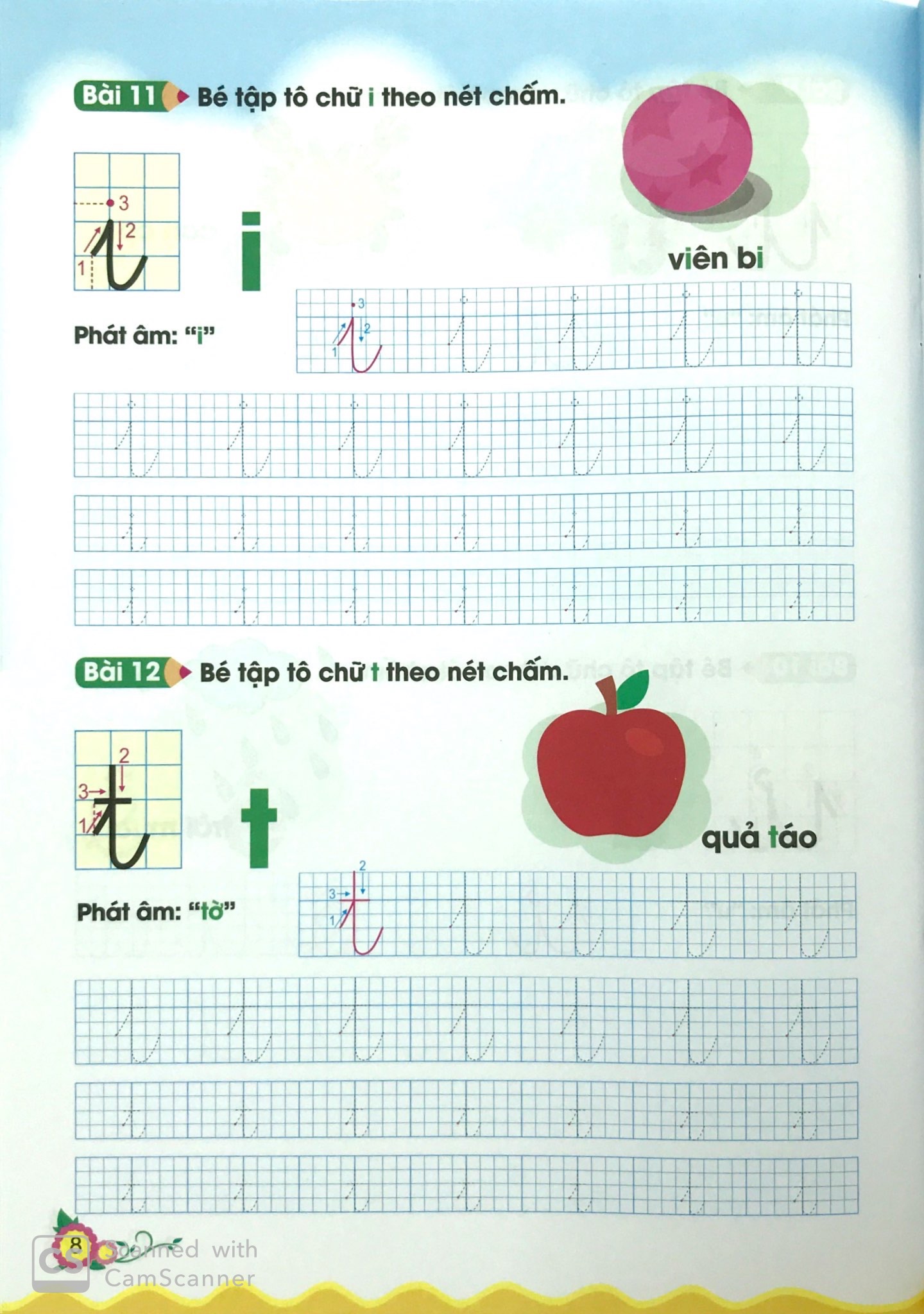 Chuẩn Bị Cho Bé Vào Lớp 1 - Bé Tập Tô Chữ Và Số Tân Việt Books