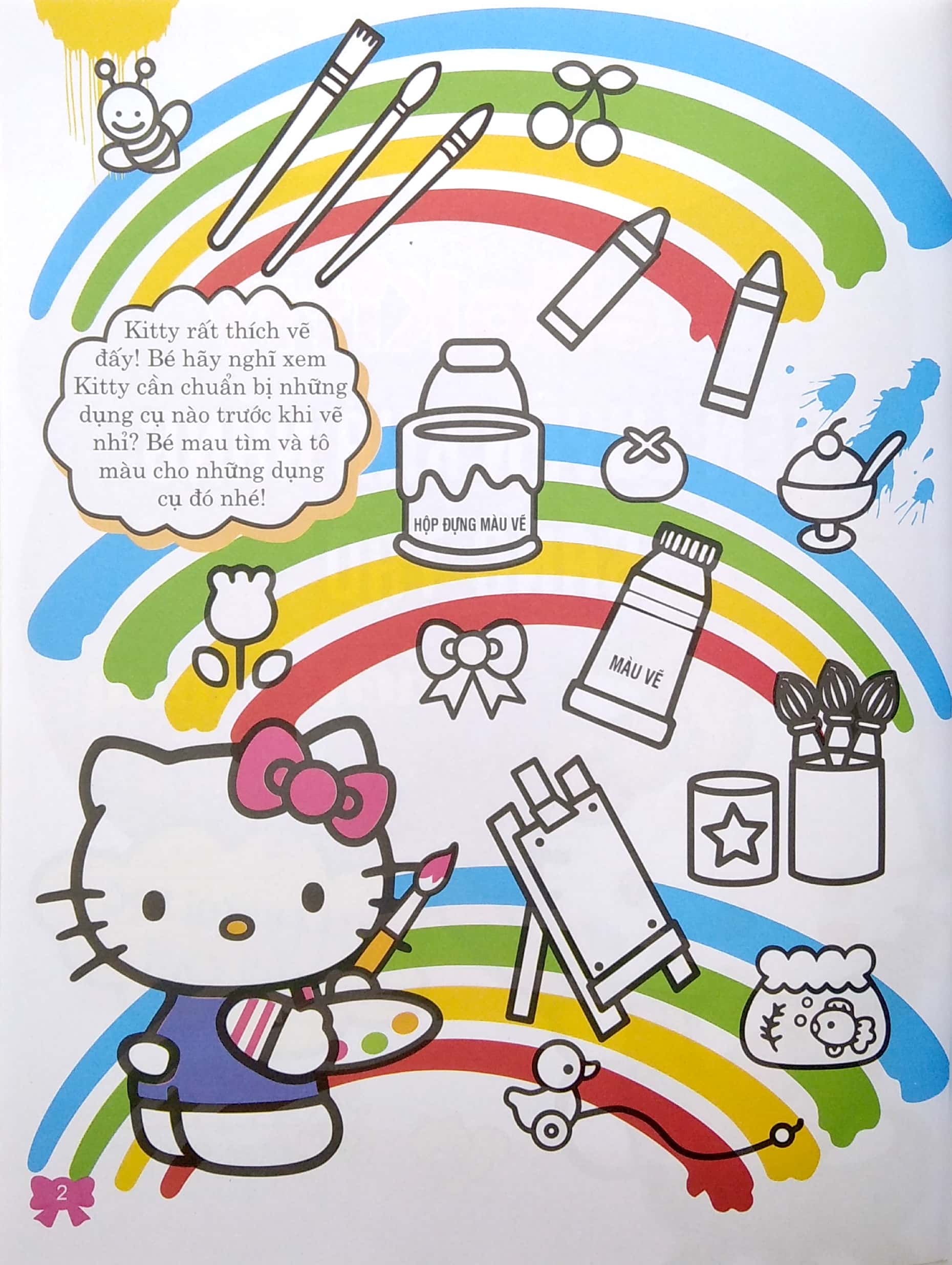 Hello Kitty để tô màu 🎀 – PEPE.LT