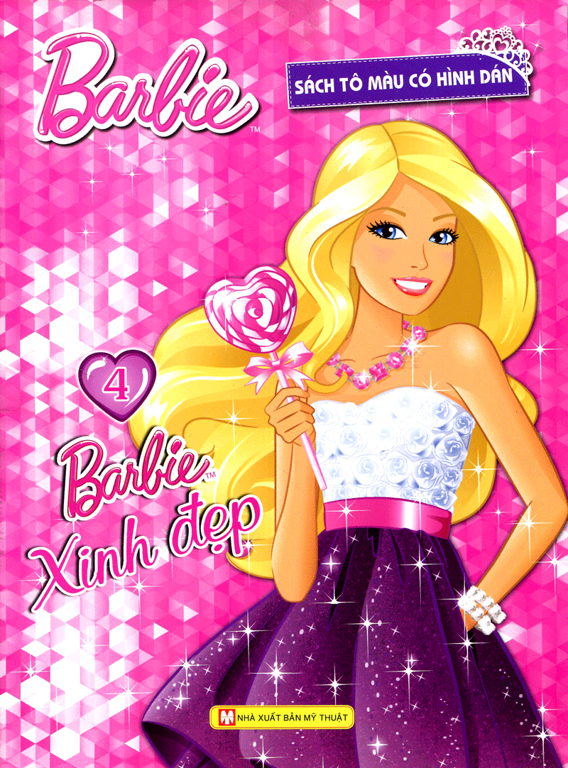 29_Barbie xinh đẹp 4 (tô màu có hình dán)