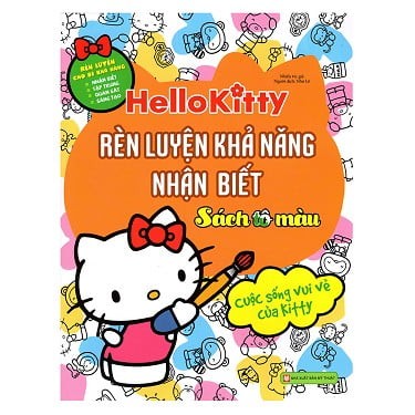 99 hình tô màu Hello Kitty dễ thương, đáng yêu cho bé tập tô