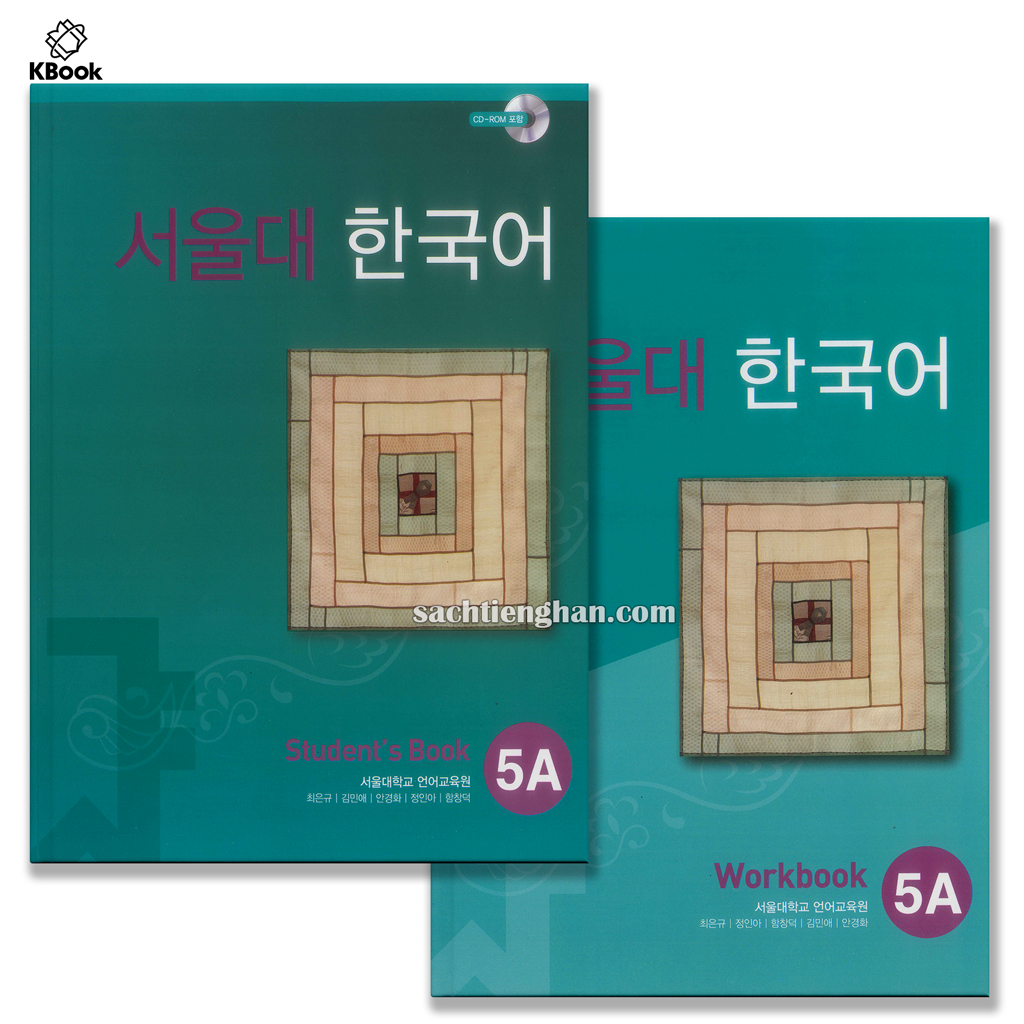 [Bản đen trắng] Combo (SGK+SBT) Giáo Trình Tiếng Hàn Seoul 5A - 서울대 한국어 5A