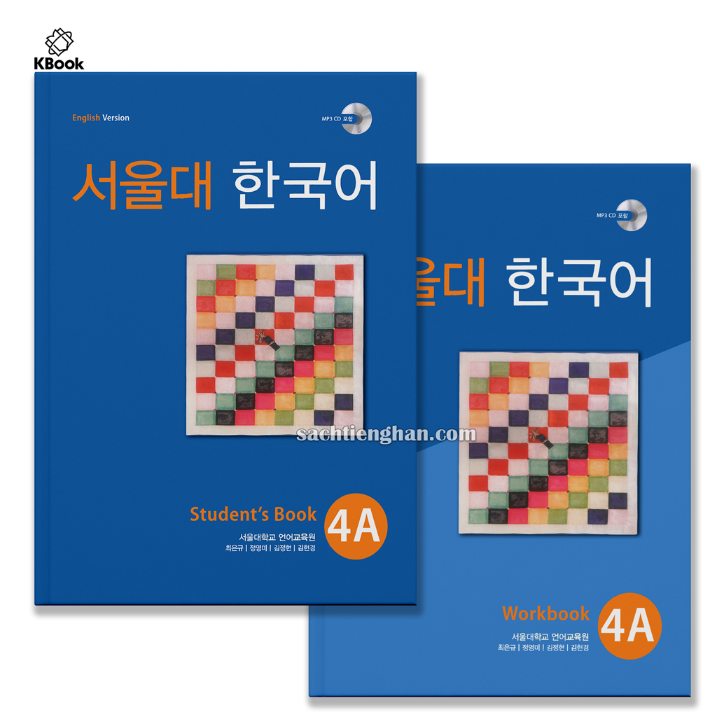 [BẢN MÀU] Combo (SGK+SBT) Giáo Trình Tiếng Hàn Seoul 4A - 서울대 한국어 4A