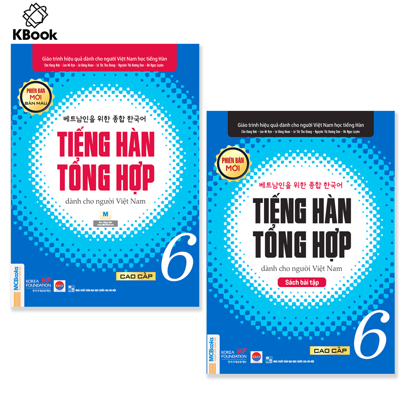 Combo Tiếng Hàn Tổng Hợp dành cho người Việt Nam Cao cấp 6 (Bản màu)